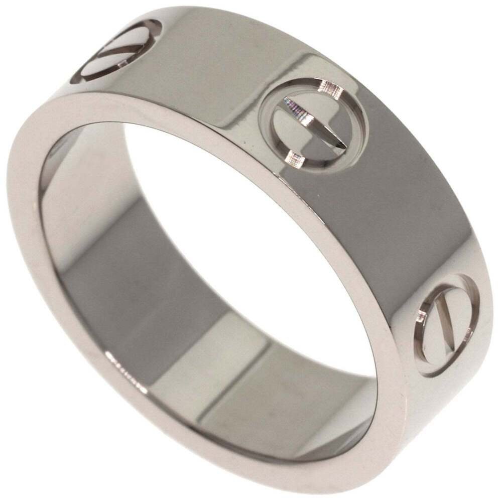 CARTIER Authentic 18k Silver Love Ring #48